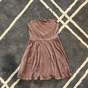super cute sparkly light pink dress!